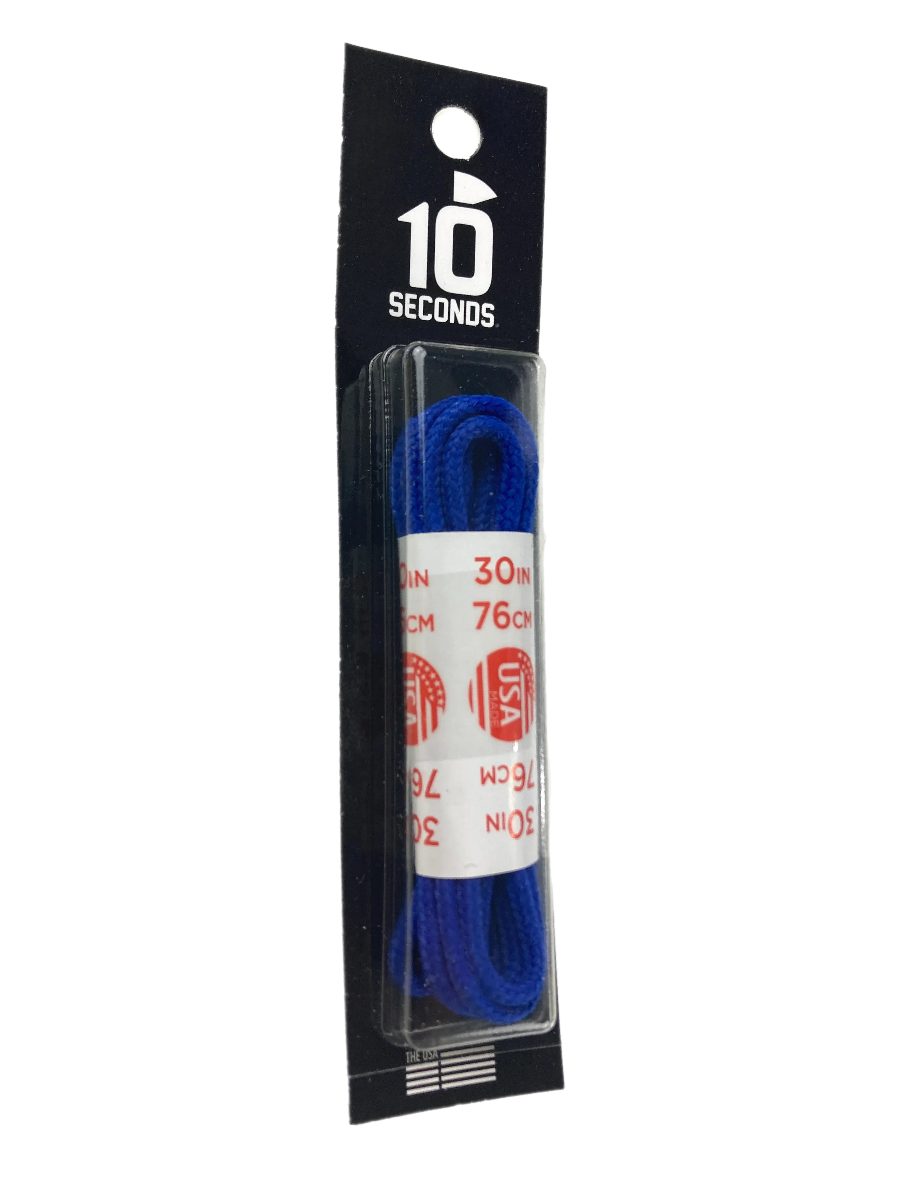 10 Seconds ® Round Dress Laces | Waxed Royal Blue