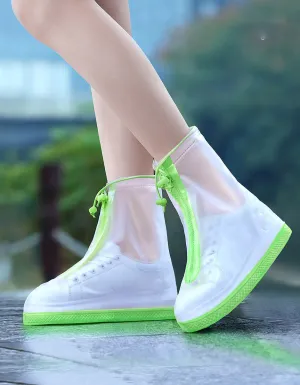 2 Pairs Waterproof Transparent Rain Boots