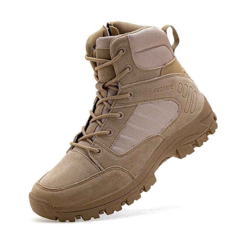 2019 Men Desert Tactical Shoes Military Combat Boots Comfortable Outdoor Hiking Trekking Boots for Men Mountain Sneakers