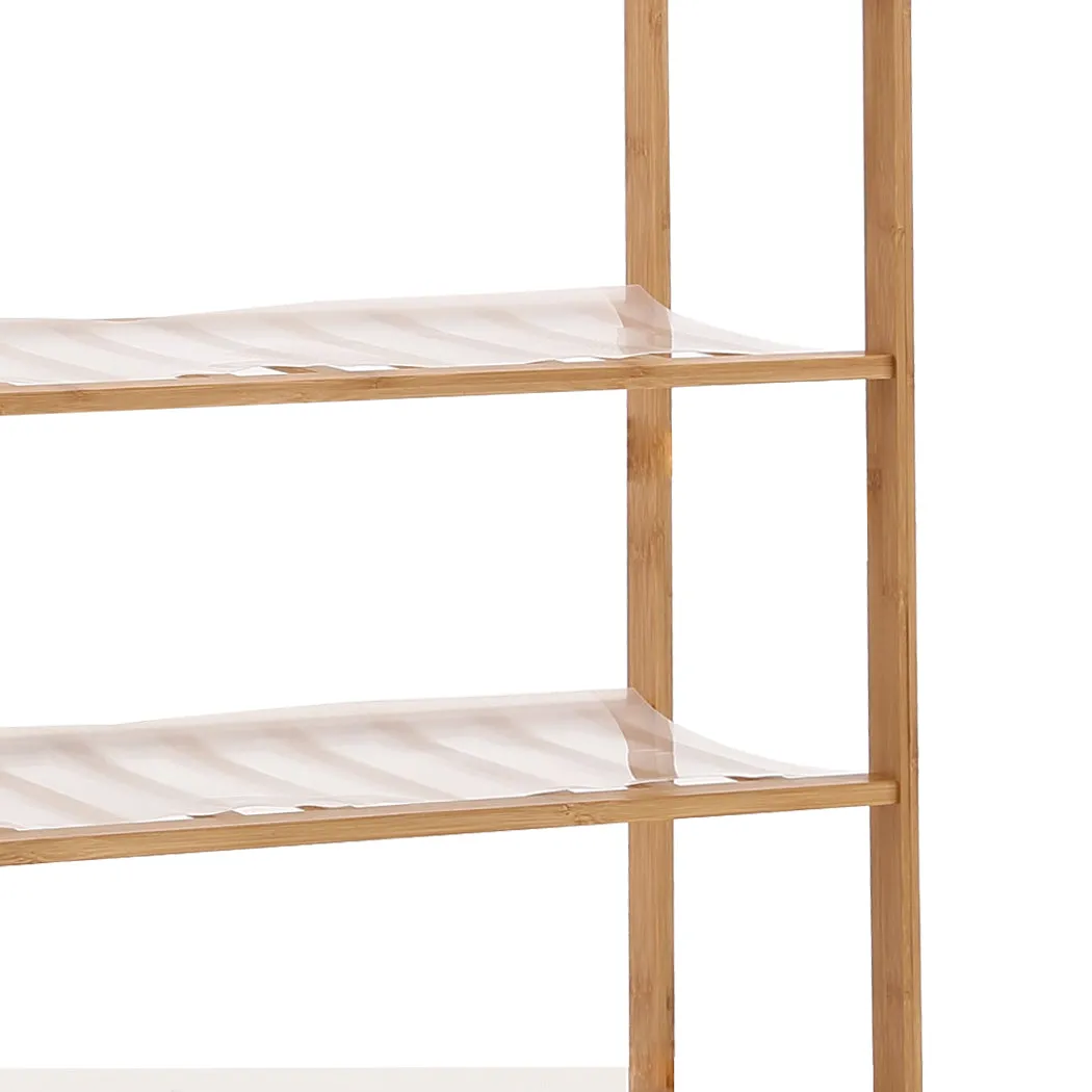 3 Tiers Bamboo Shoe Rack Storage Organizer Wooden Shelf Stand Shelves