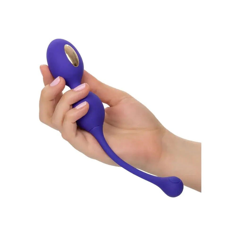 4-inch Colt Silicone Purple Estim Dual Kegal Exerciser with Remote