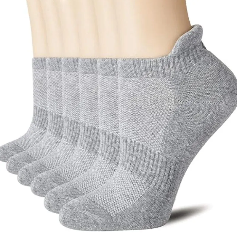 6 Pair Sports Running Socks – Cushioning and Support