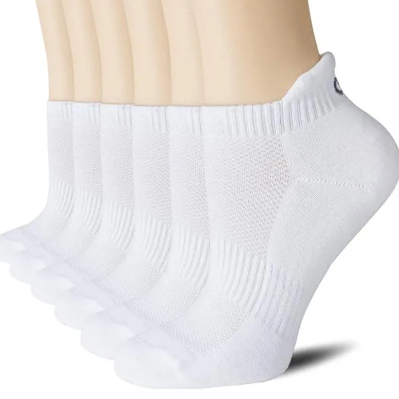 6 Pair Sports Running Socks – Cushioning and Support