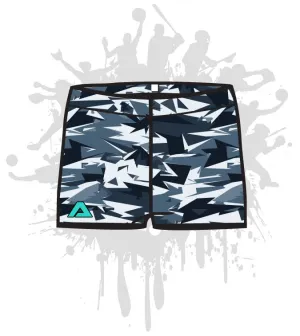 Abstract Camo Women's Compression Shorts