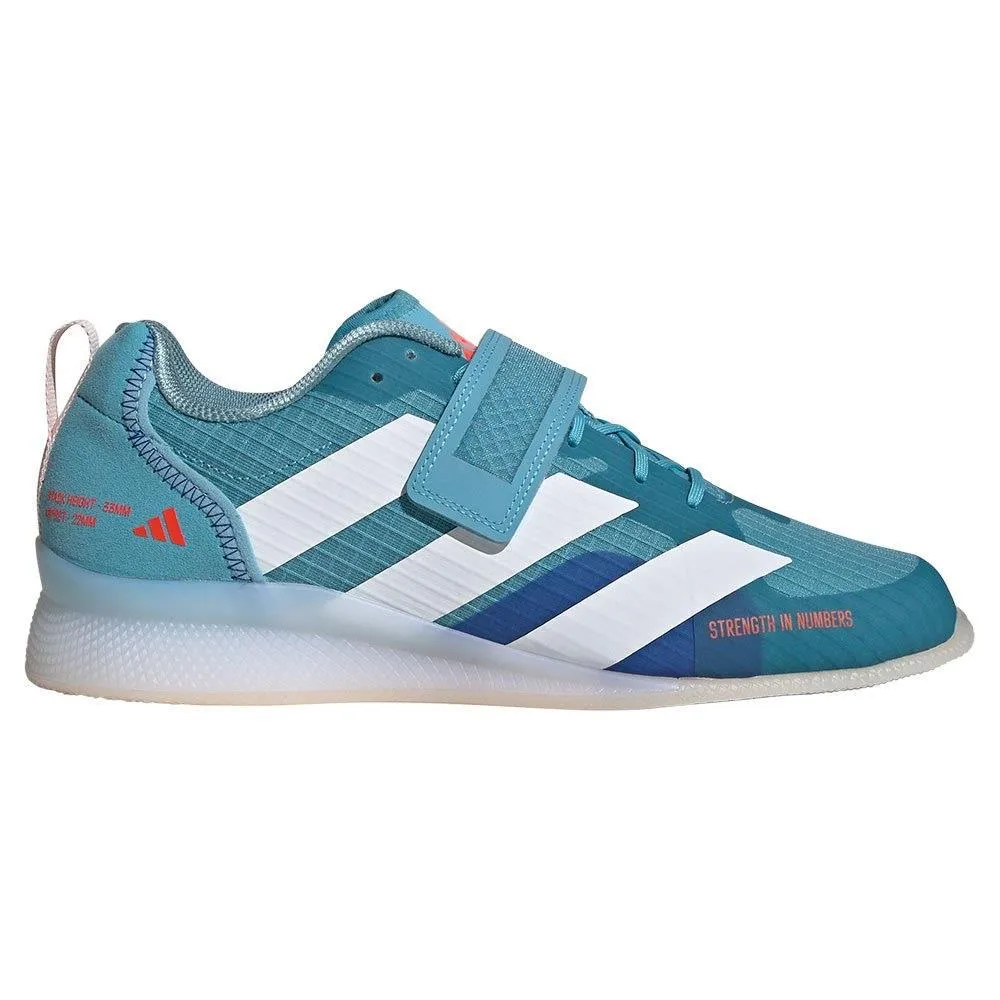 Adidas Adipower 3 Weightlifting Boots - Blue/White