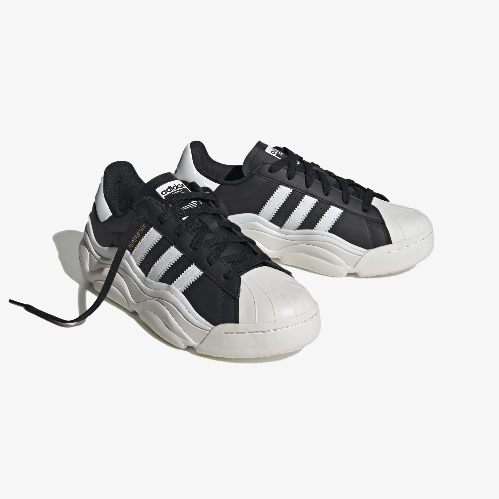 Adidas Originals | WMN'S SUPERSTAR  { CORE BLACK/CLOUD WHITE