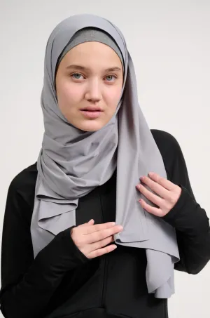 Aeroflex Sports Hijab Shawl- Grey