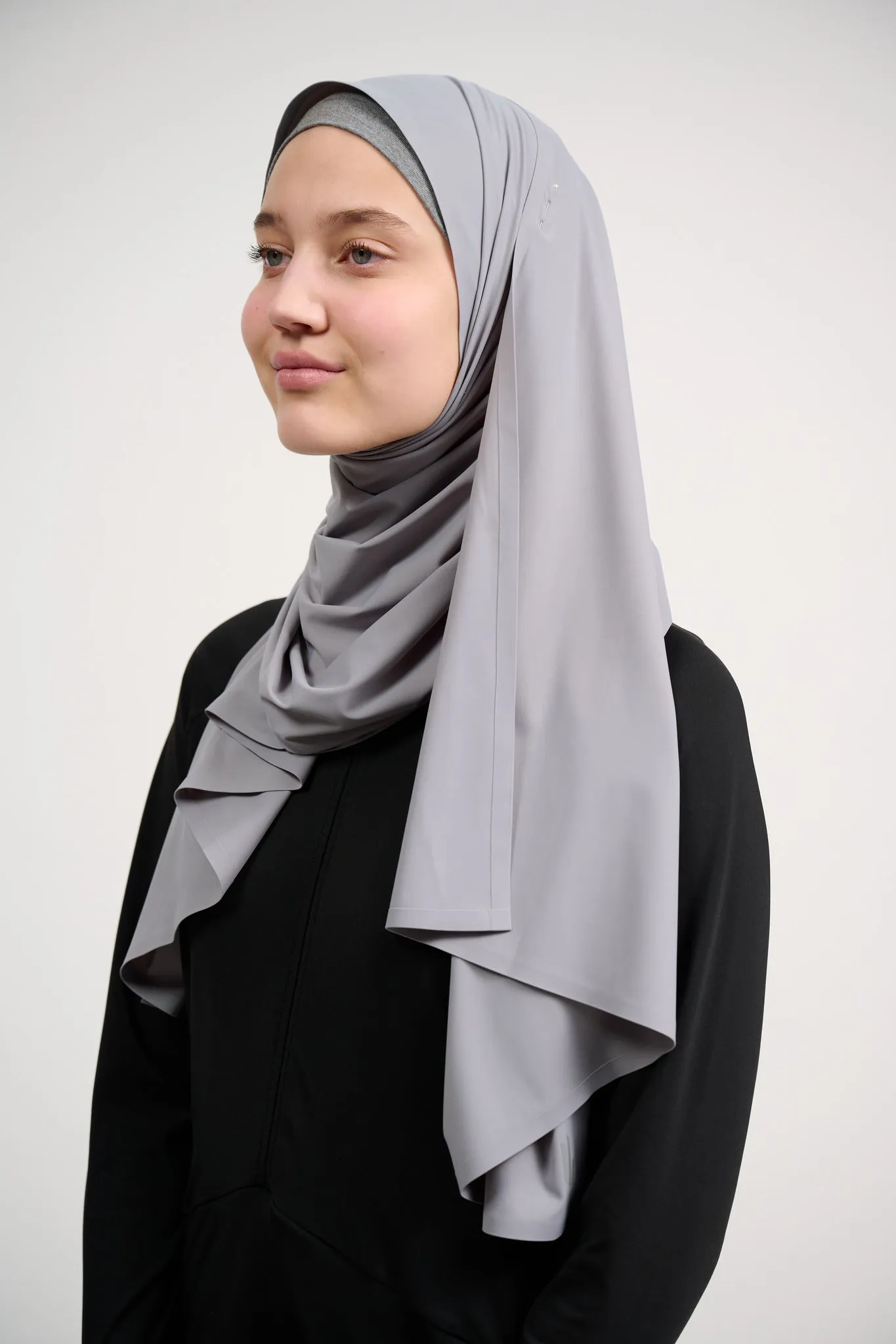 Aeroflex Sports Hijab Shawl- Grey