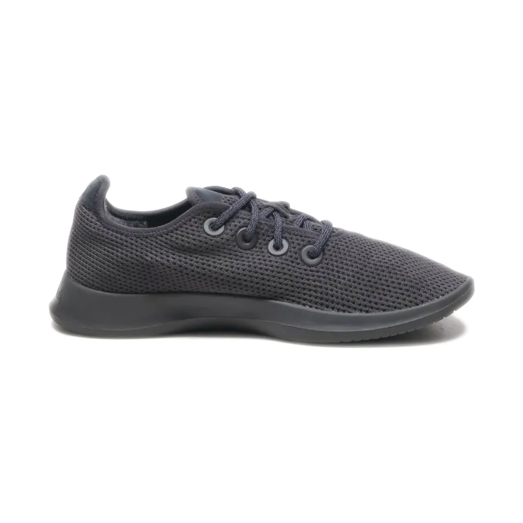 Allbirds Tree Runners Sport Shoes Fabric Black Colour For Men