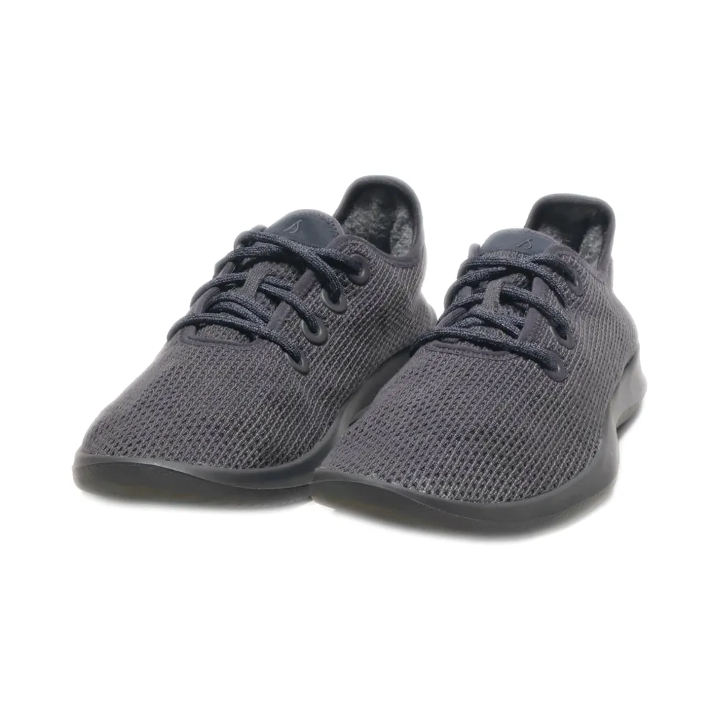 Allbirds Tree Runners Sport Shoes Fabric Black Colour For Men