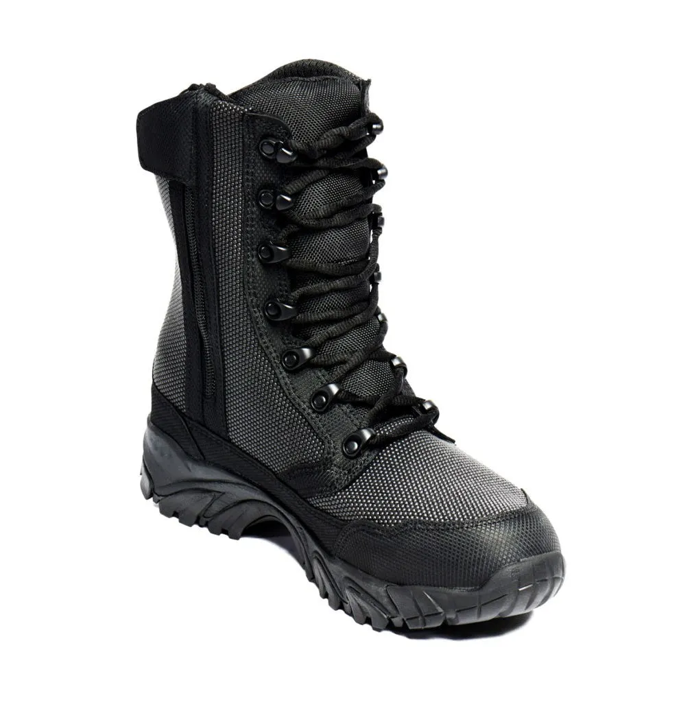 ALTAI Black Tactical Waterproof Side Zip 8" Boots (MFT200-Z)