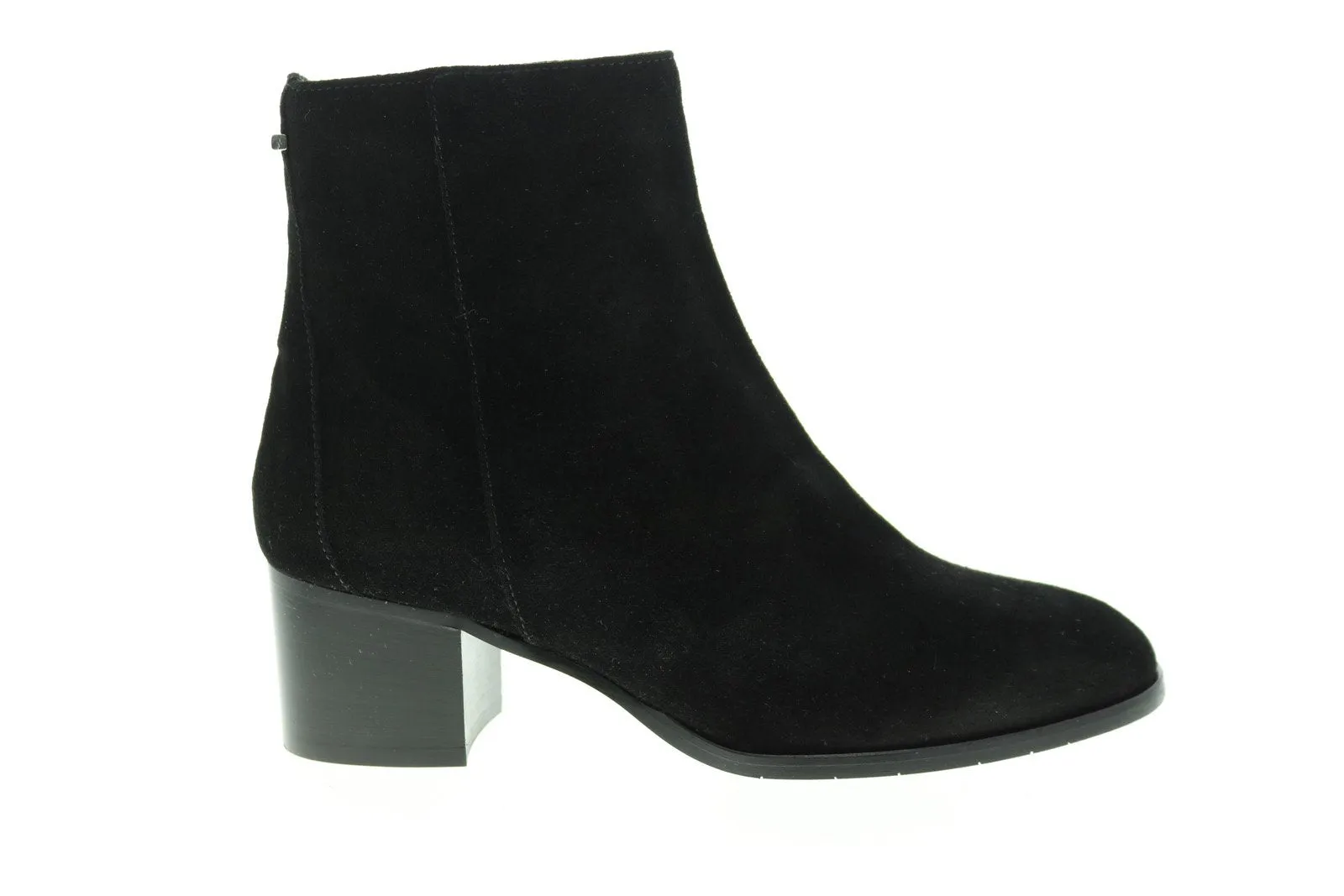 Aquatalia Noelia Suede 34L3577-BLK Womens Black Suede Ankle & Booties Boots