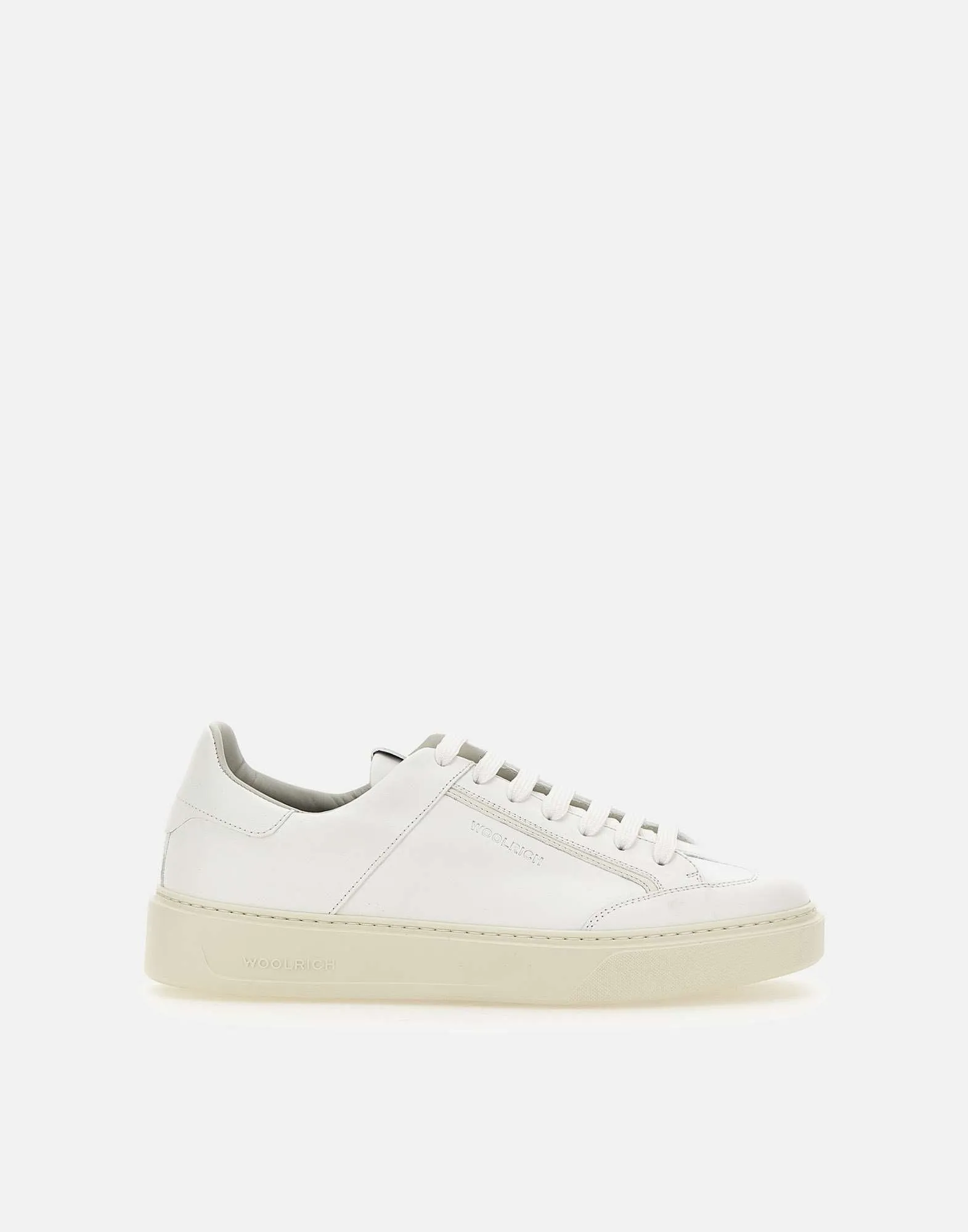 Arrow Smooth Leather Sneakers in White