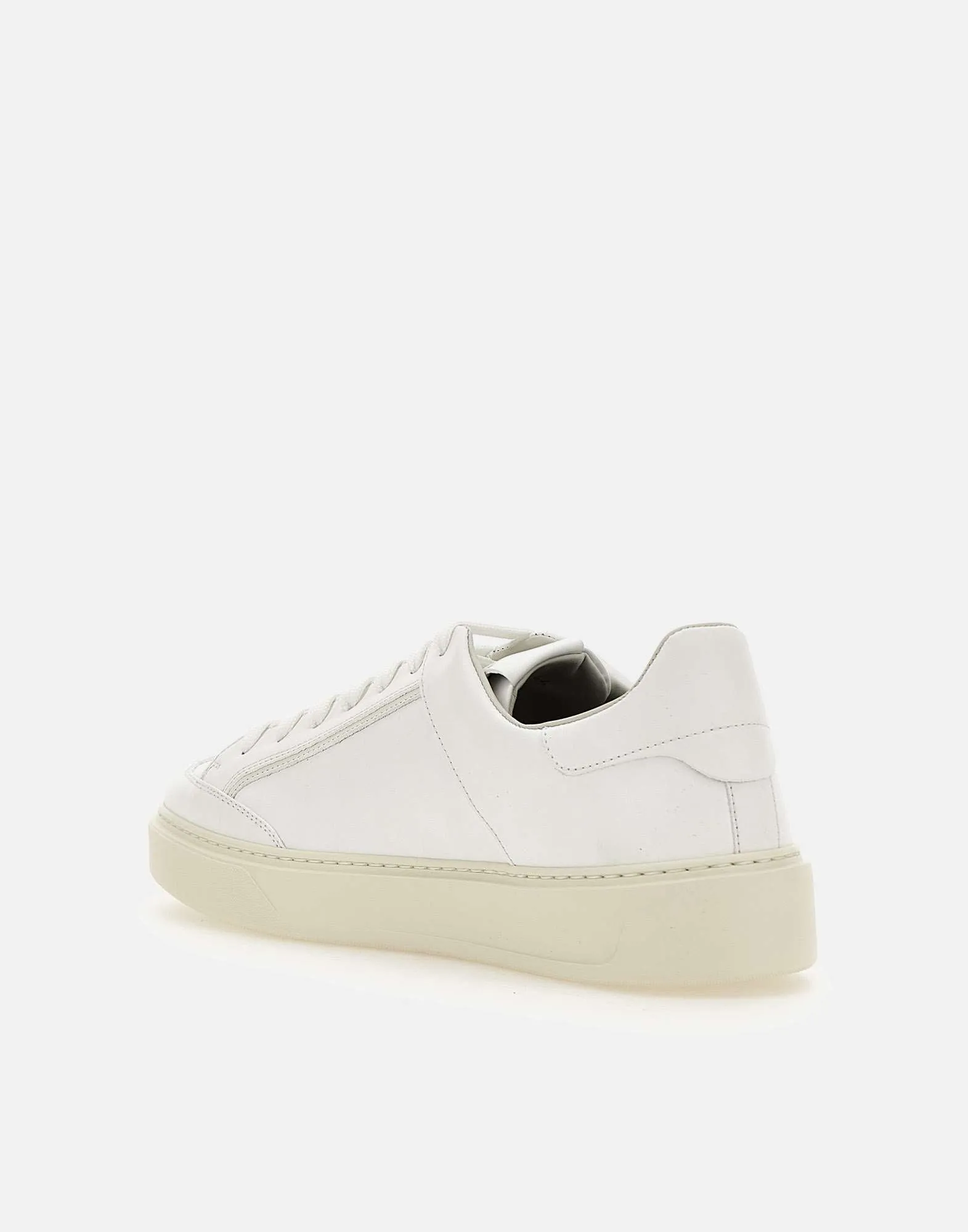 Arrow Smooth Leather Sneakers in White