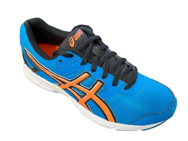 Asics scarpa da corsa da ragazzo Gel Galaxy 8 C520N 4230 blu arancio