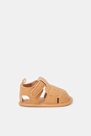 Babies Tan Pram Shoes