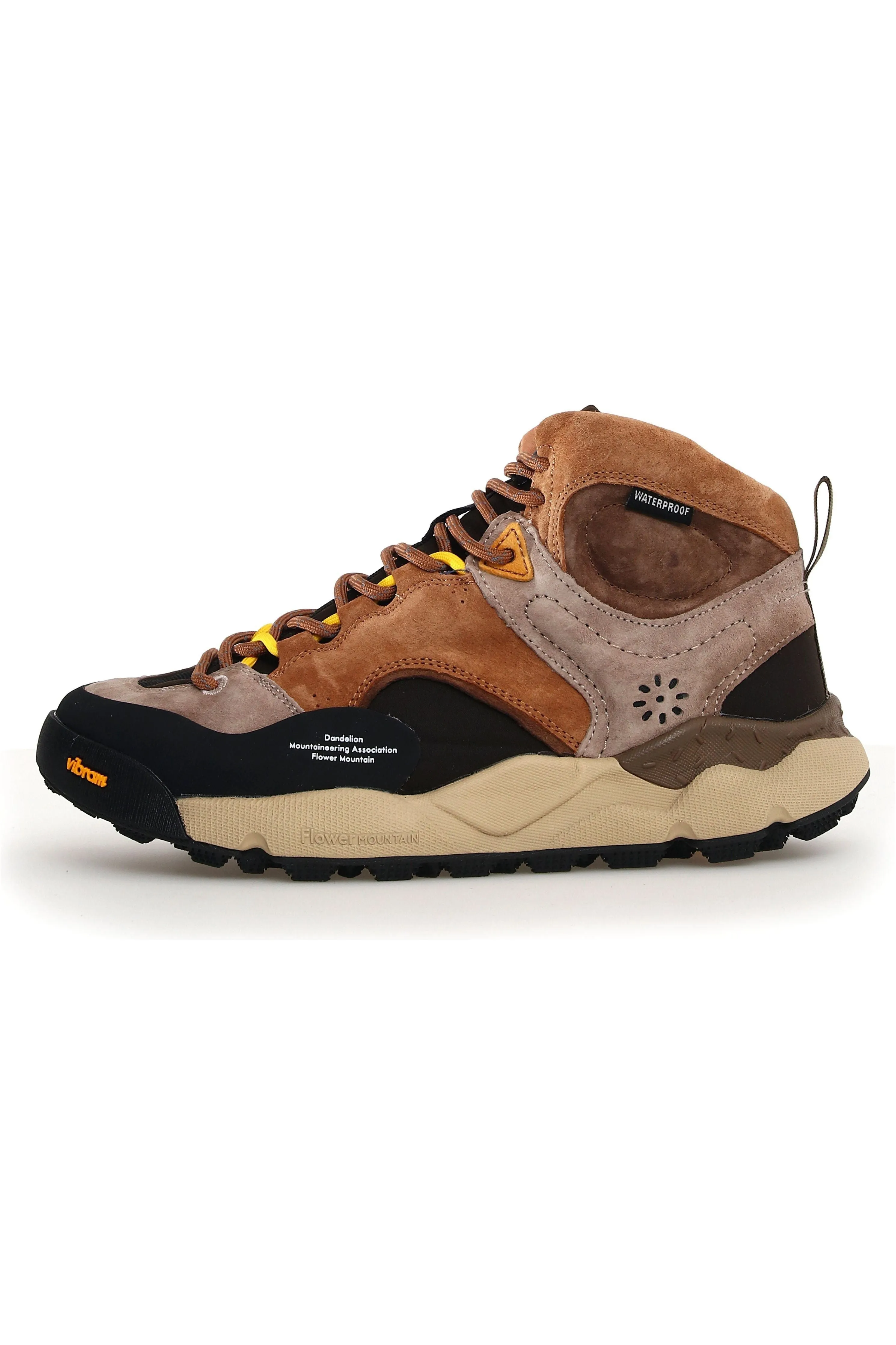 BackCountry Suede Uni Mid x Barbour Sneaker - Brown/Beige