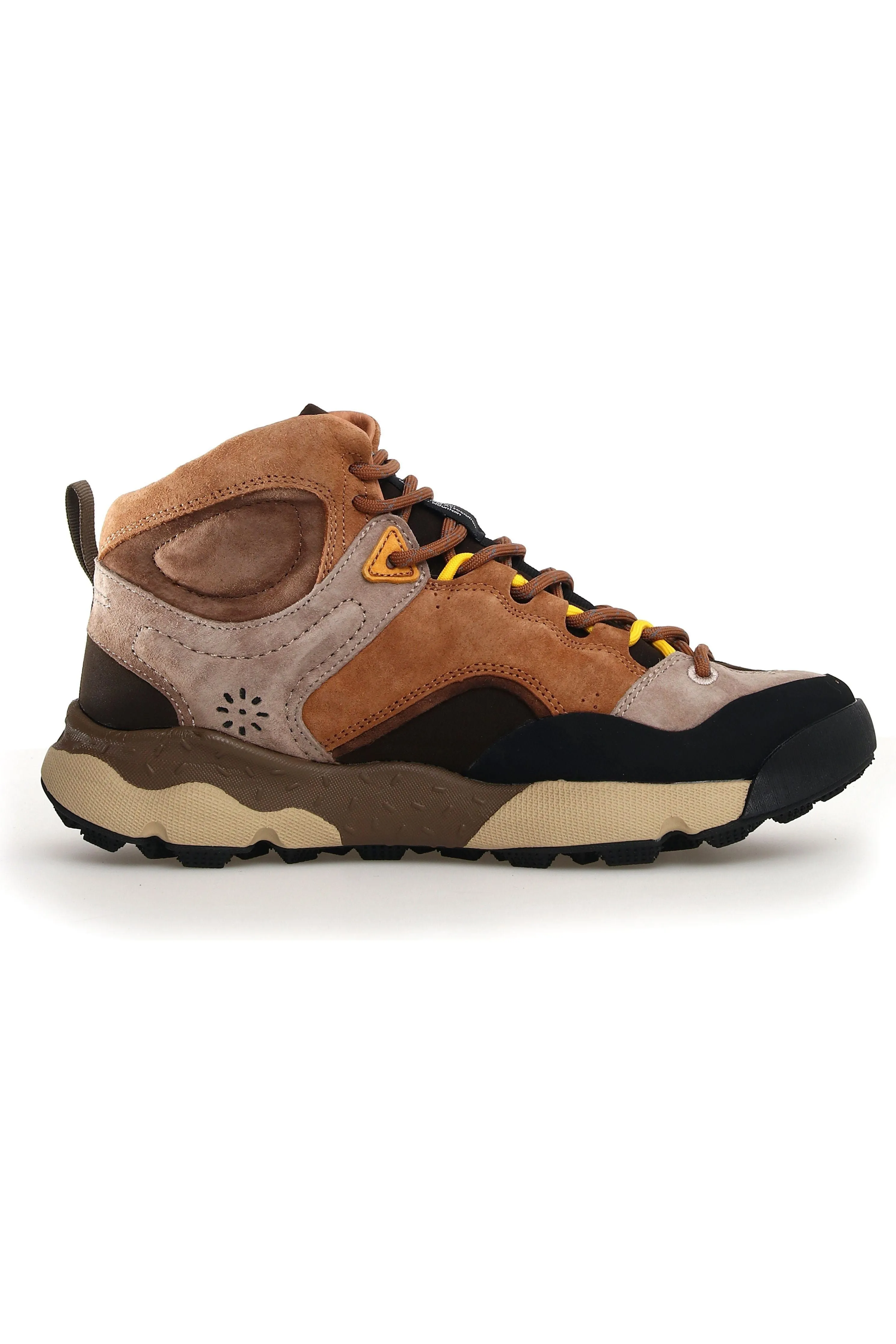 BackCountry Suede Uni Mid x Barbour Sneaker - Brown/Beige