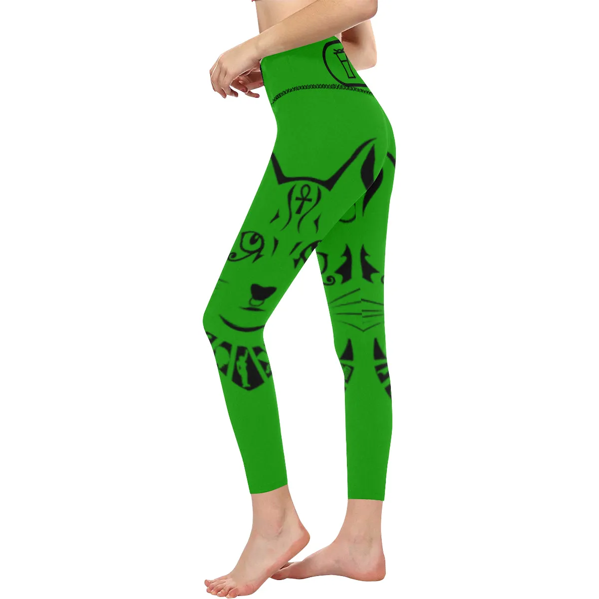 BASTET GREN All Over Print High-Waisted Leggings