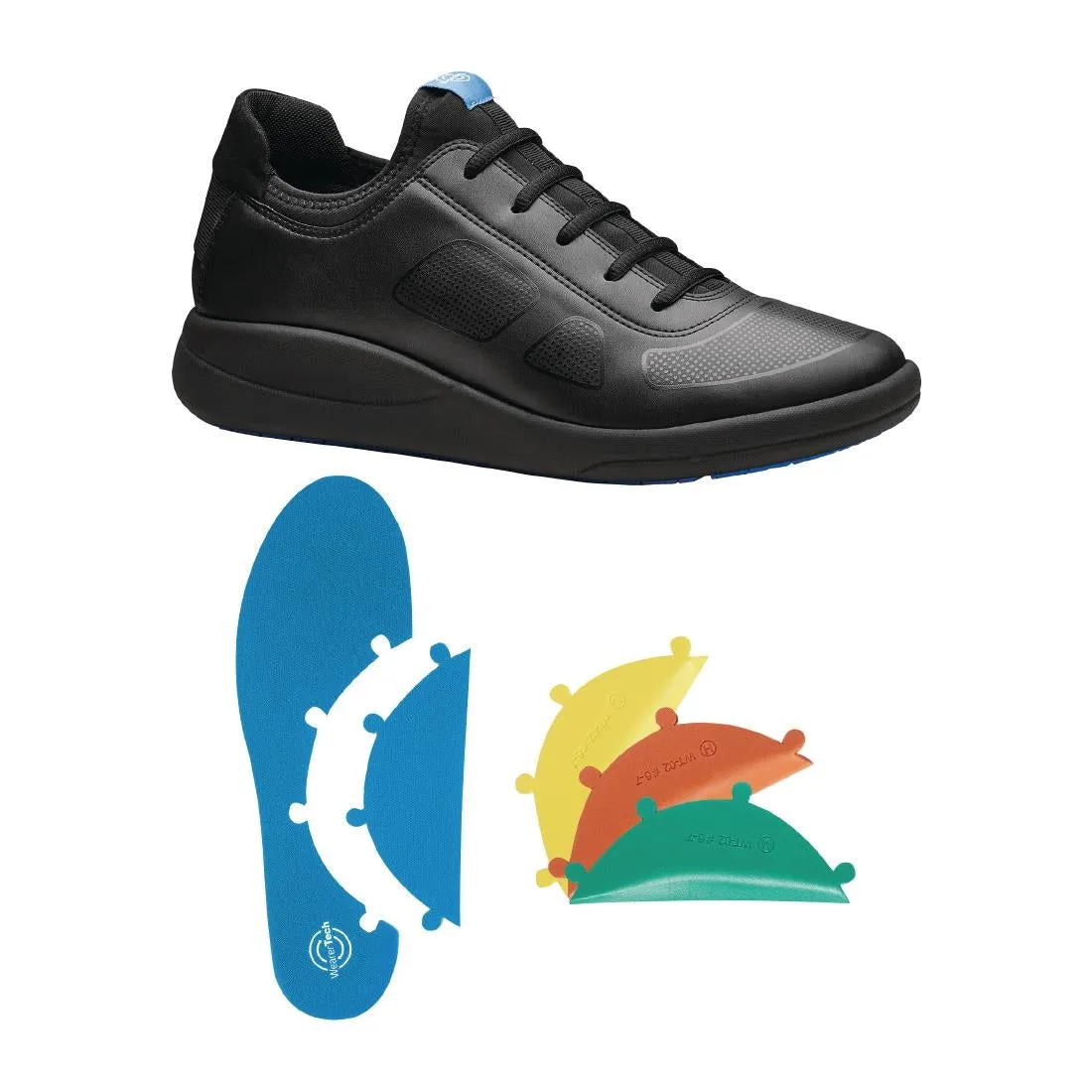 BB743-37 WearerTech Transform Trainer Black/Black with Modular Insole Size 37