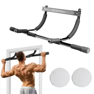 Ben Din Pull Up Bar for Doorway/Hanging Chin Up Bar,Sturdy  Steel Frame with Foam Handles - Support 300 Pounds - Portable & Easy Installation Door Frame Pull Up Bar for Home Gyms