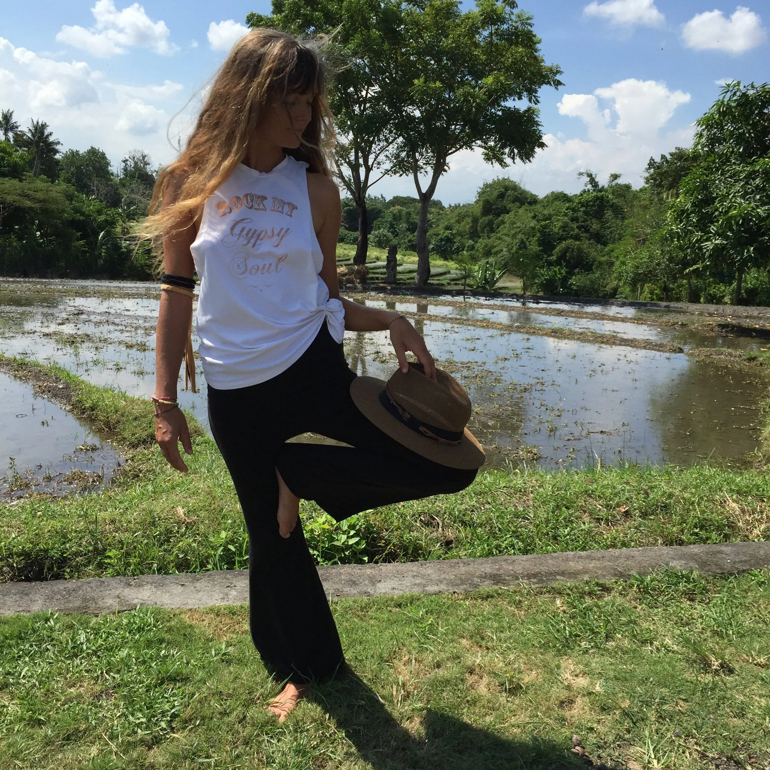 Boho Bell Bottoms | Thunder Cloud