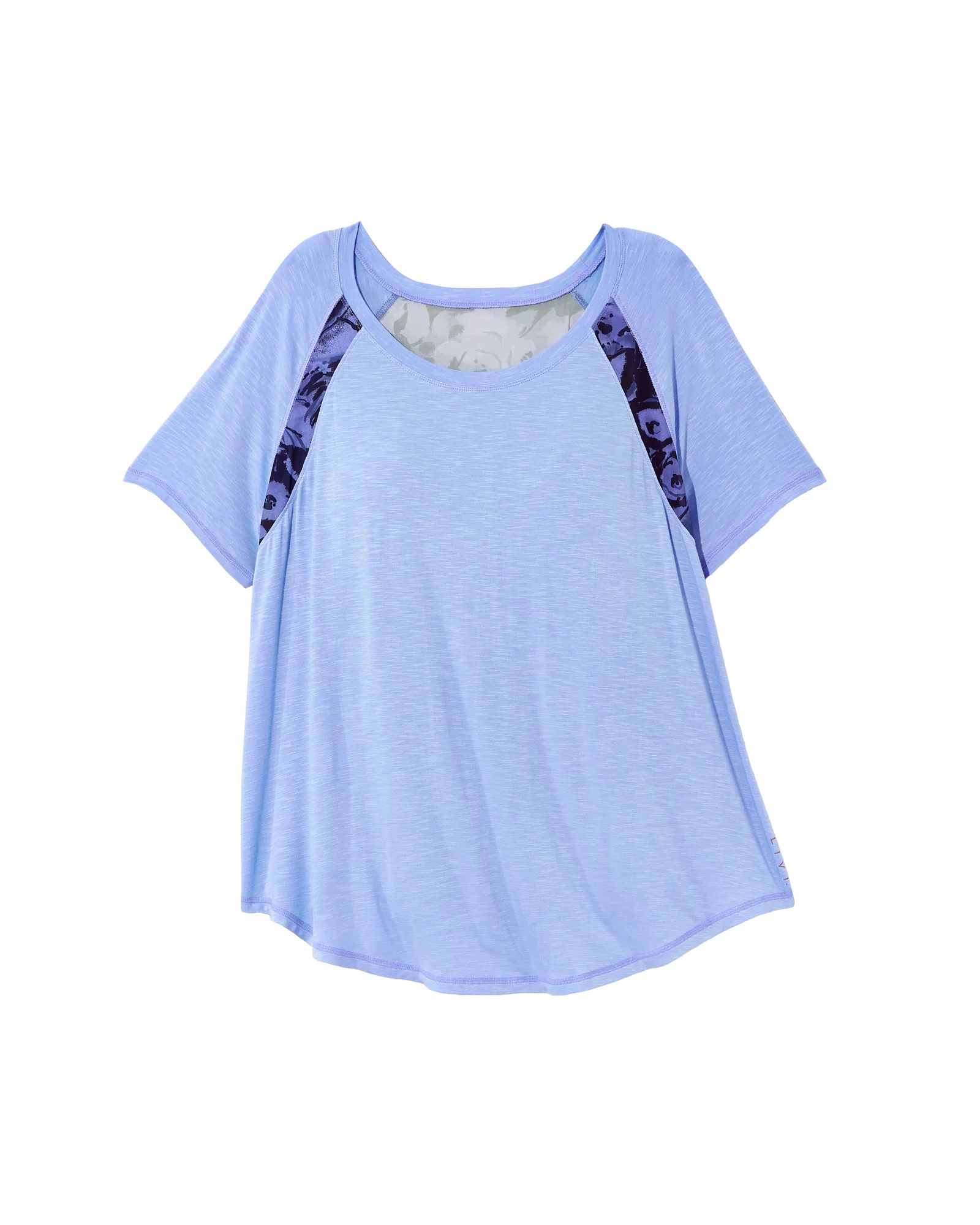 Borage Tee | Lilac / Black