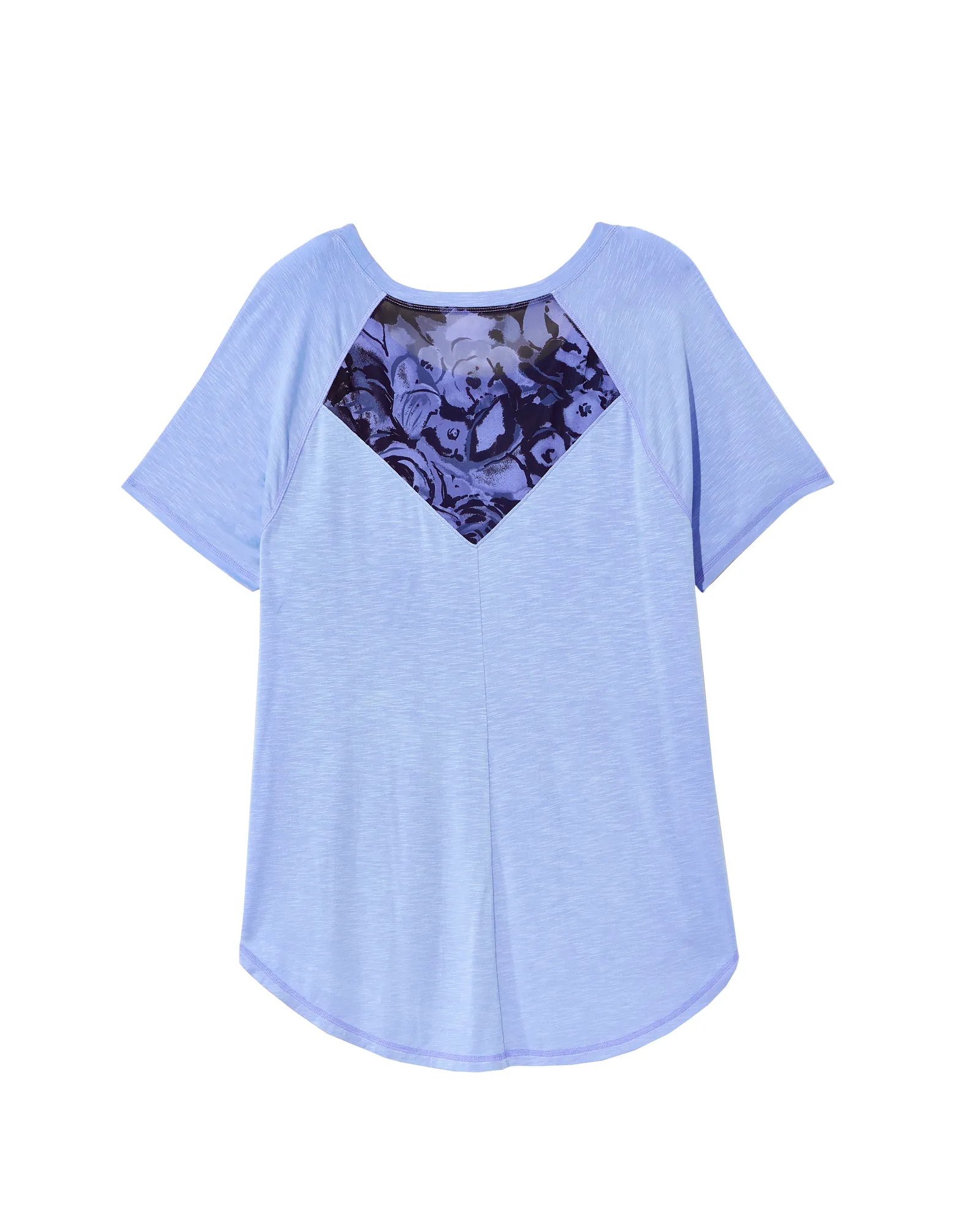 Borage Tee | Lilac / Black