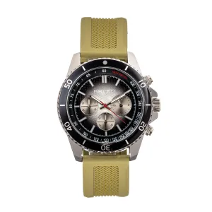 Breed Tempo Chronograph Strap Watch - Olive