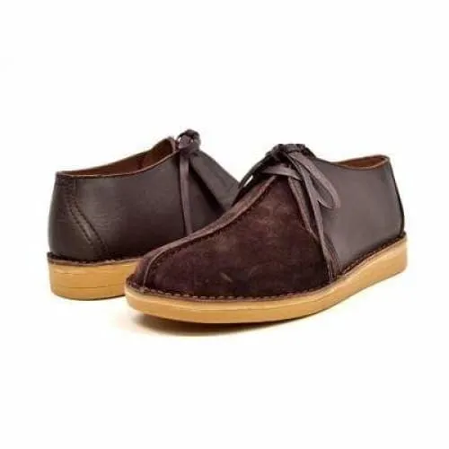 British Walkers Kingston Desert Trek Men's Brown Leather and Suede