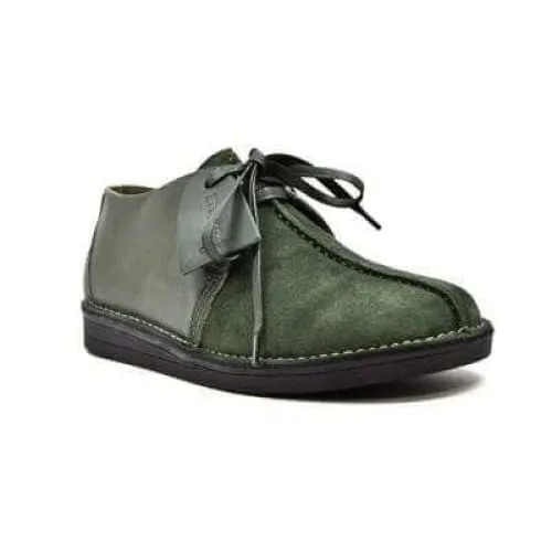 British Walkers Kingston Desert Trek Men's Green Leather and Suede