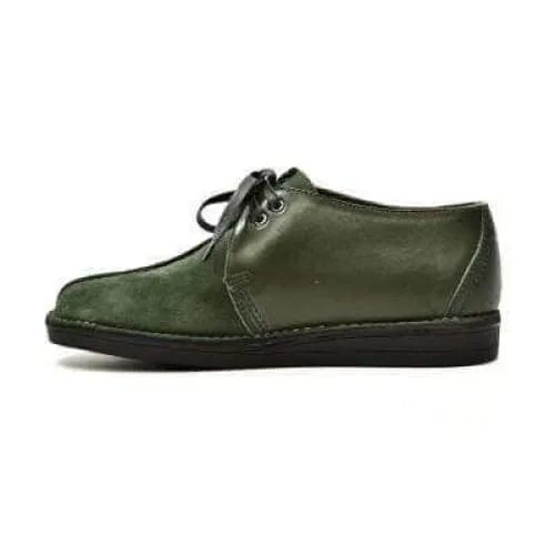 British Walkers Kingston Desert Trek Men's Green Leather and Suede