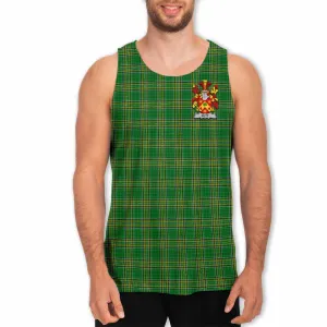 Butt Irish Clan Tartan Men's Tank Top with Coat of Arms