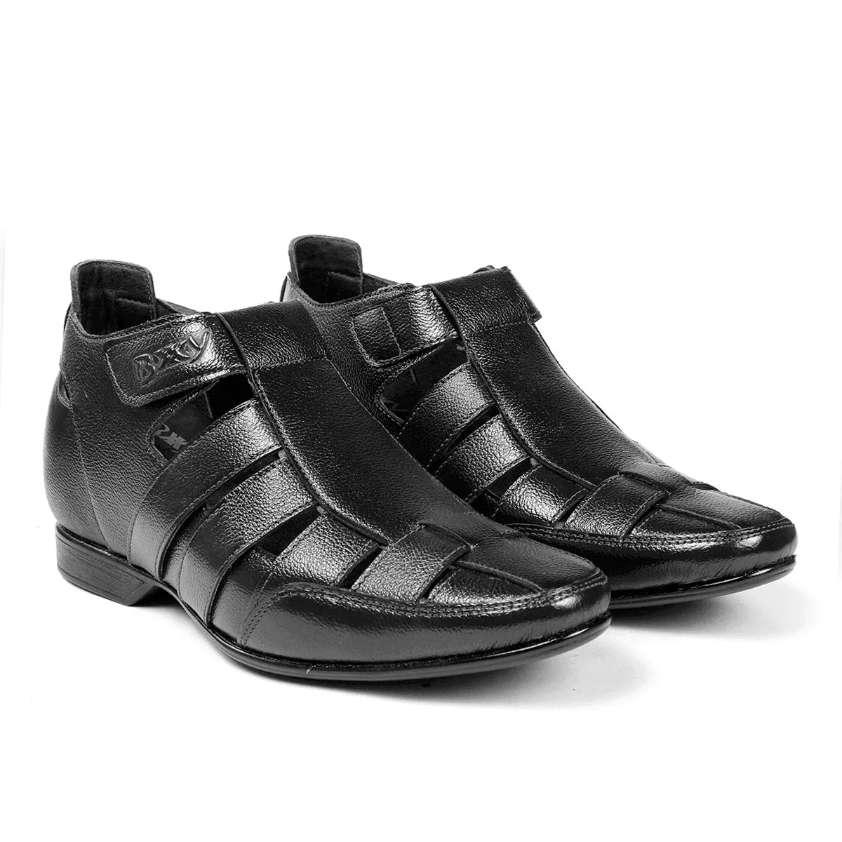 BXXY Men's 3 Inch Hidden Height Increasing Casual Roman Sandals For All Occasions