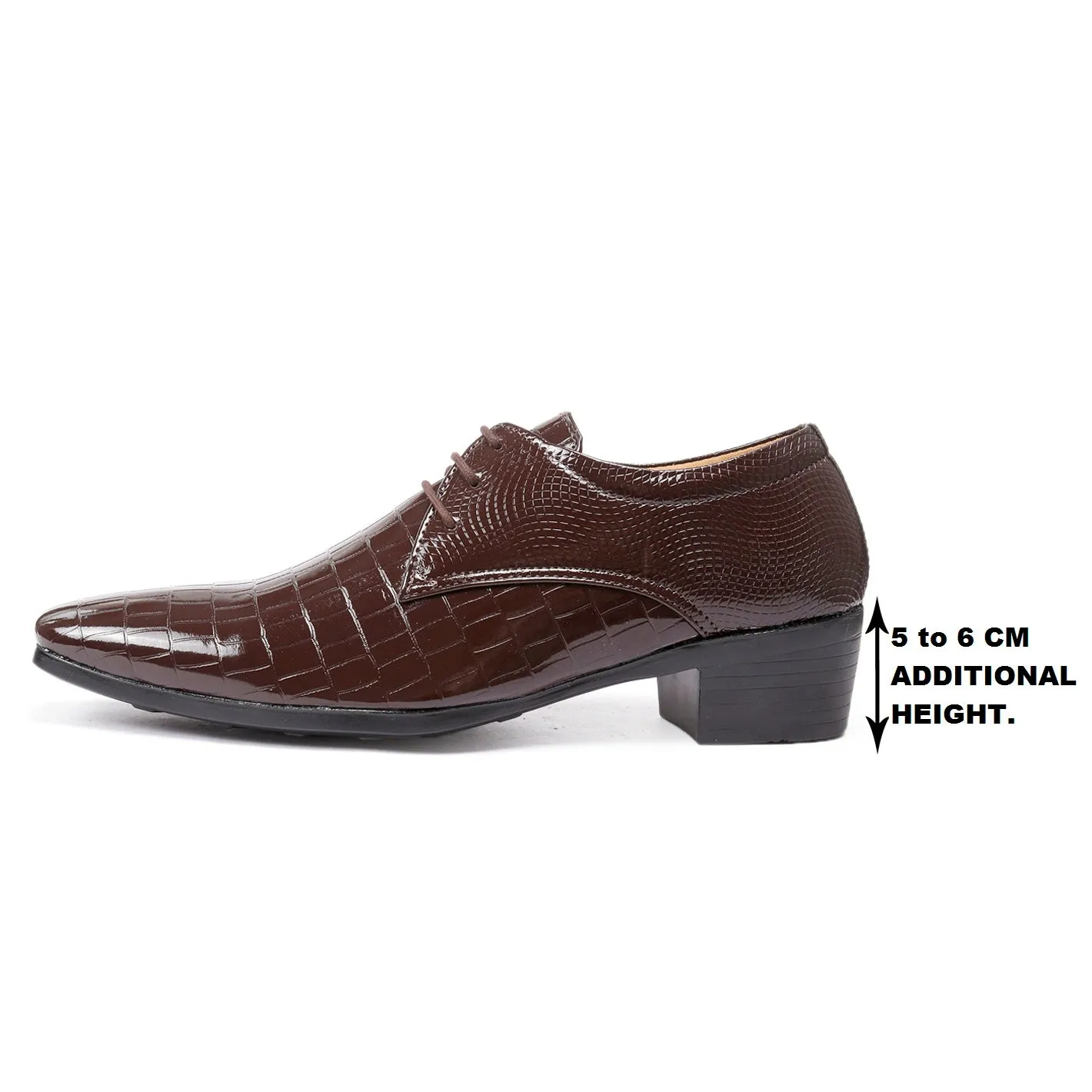 BXXY Men's Height Increasing Wedding Wear Premium Shoes