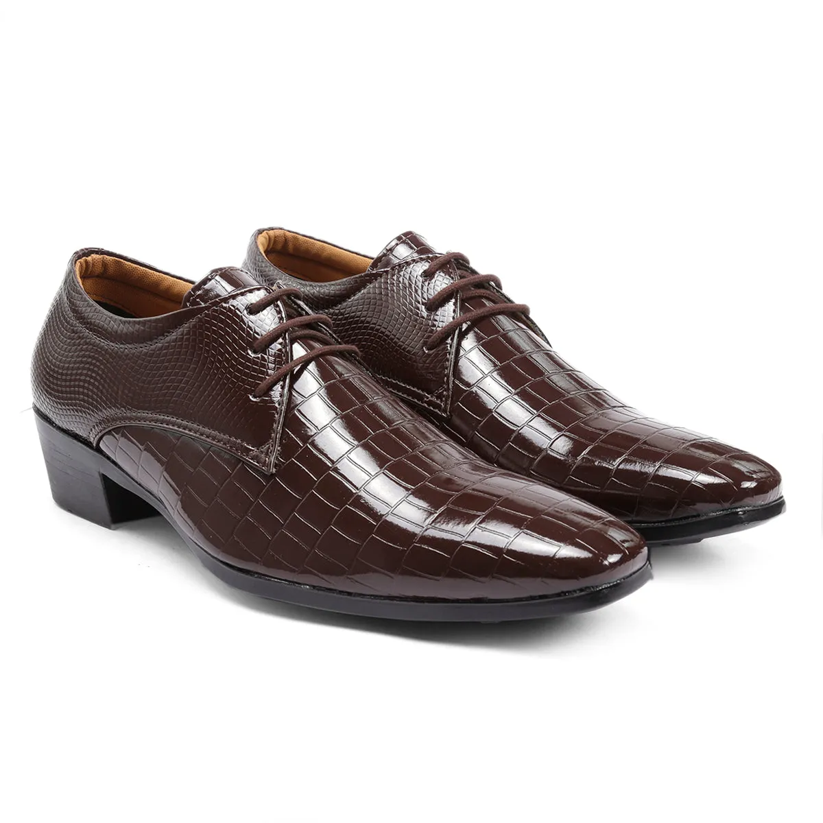 BXXY Men's Height Increasing Wedding Wear Premium Shoes