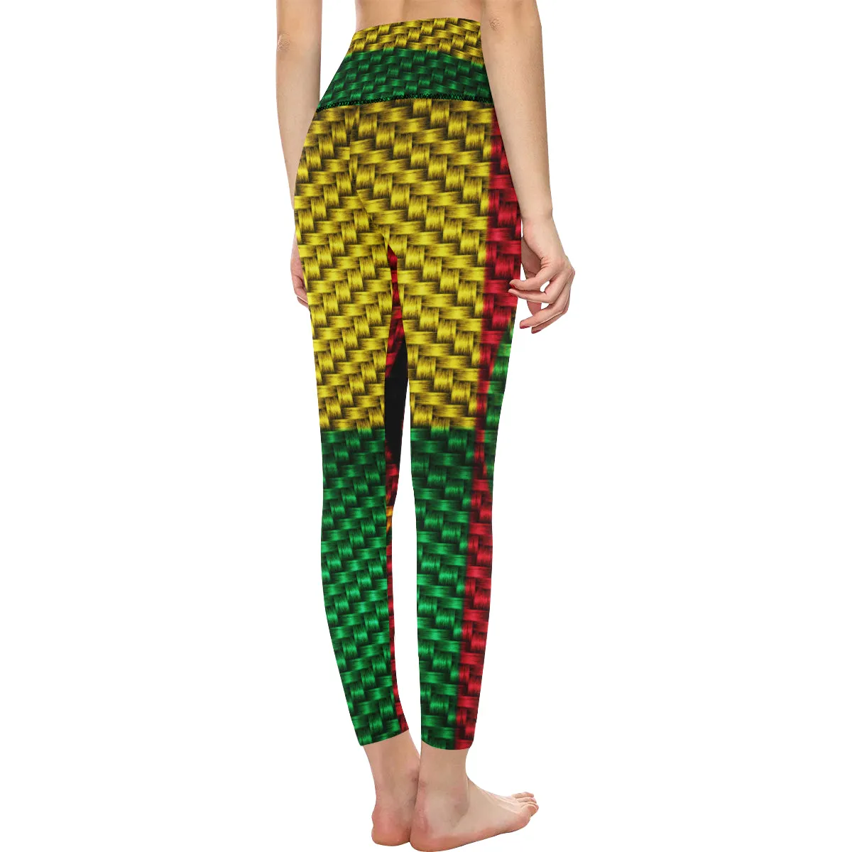 CAP VERT FLAG  High-Waisted Leggings