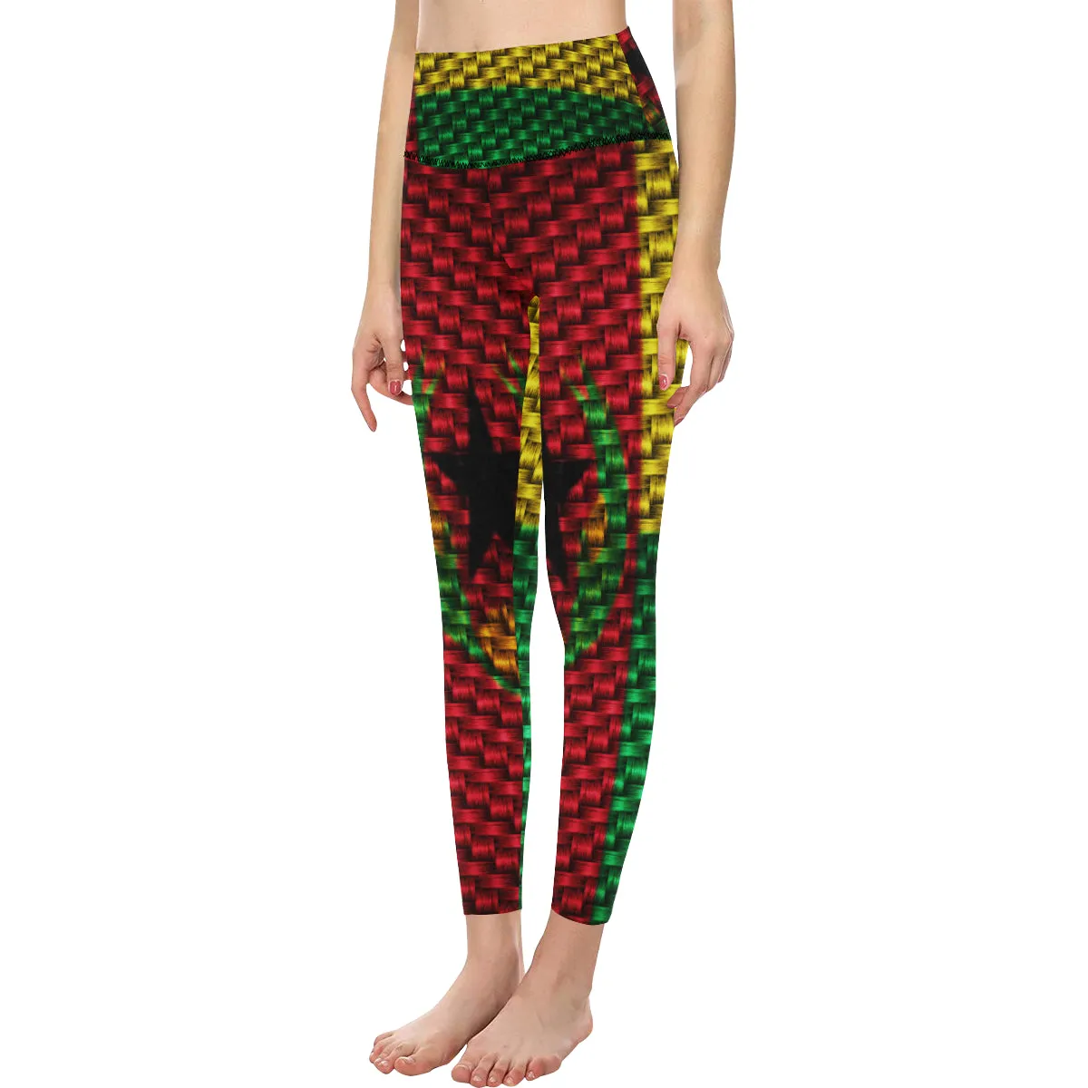 CAP VERT FLAG  High-Waisted Leggings