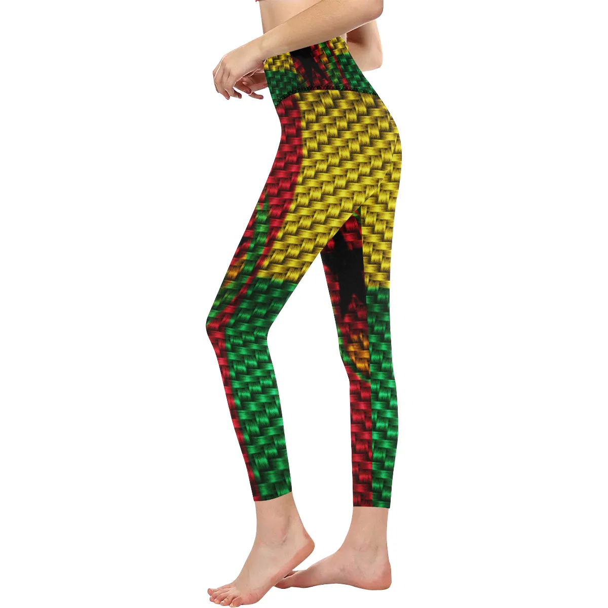 CAP VERT FLAG  High-Waisted Leggings