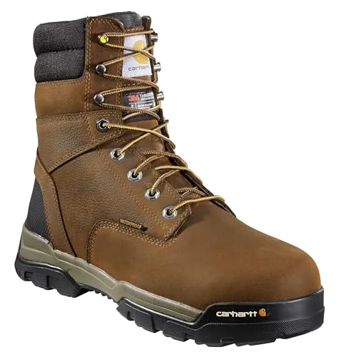 Carhartt CME8047 Men's Ground Force 8-inch Waterproof Insulated Soft Toe Work Boot