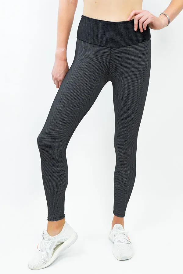 Charlie Booty Legging - Black/Grey