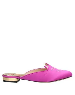 Charlotte Olympia Women Mules Fuchsia 6 UK