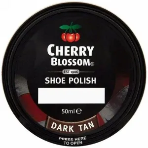 CHERRY BLOSSOM SHOE POLISH DARK TAN50ML