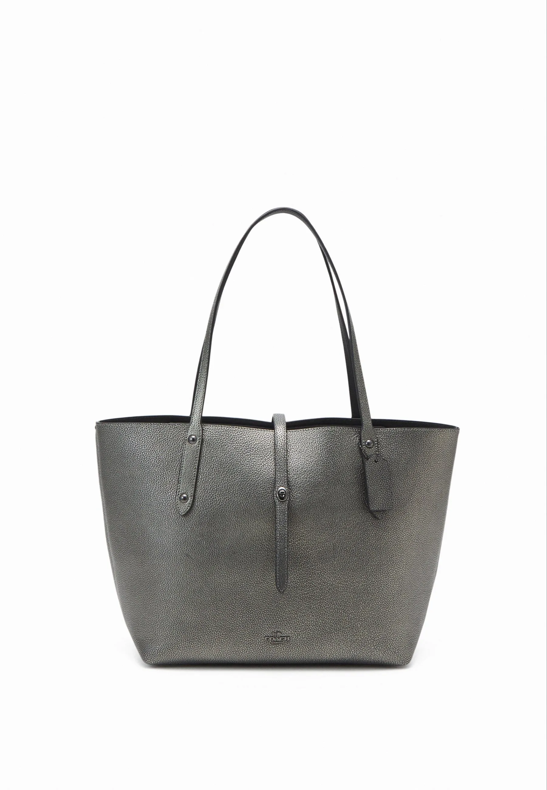 Coach Women's Gunmetal & Black Market Tote