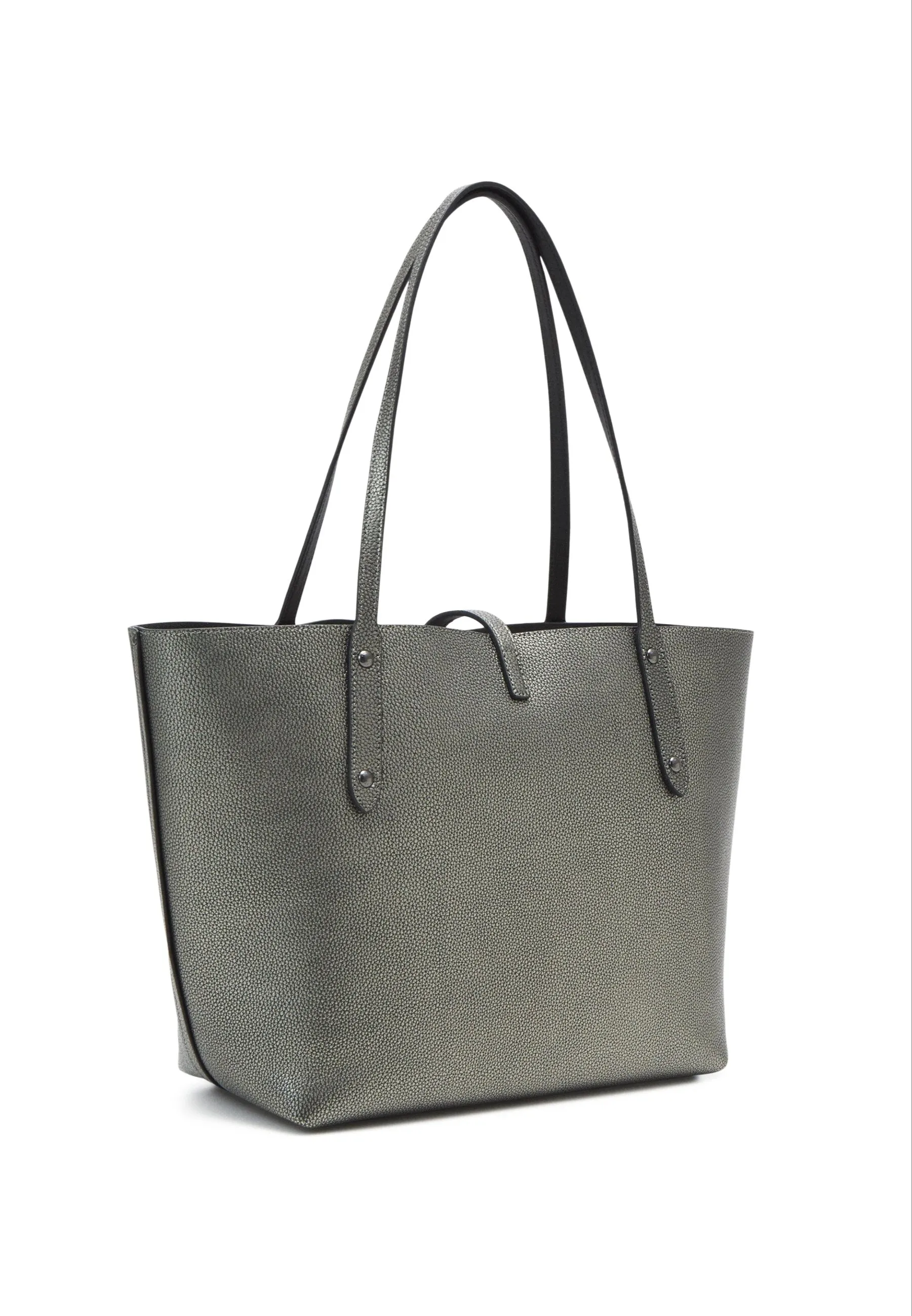 Coach Women's Gunmetal & Black Market Tote