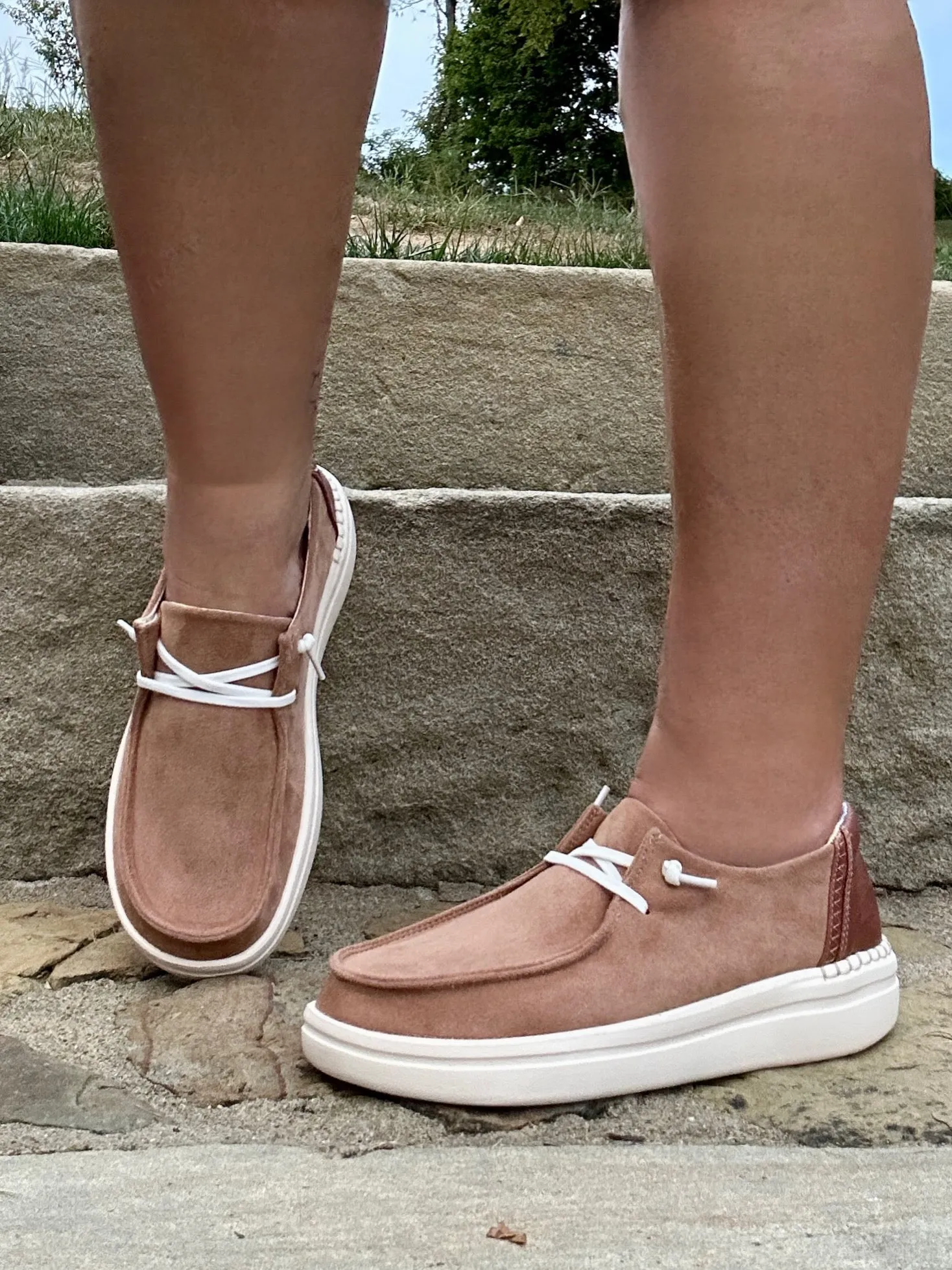 Corkys Camel Vegan Suede Kayak 2