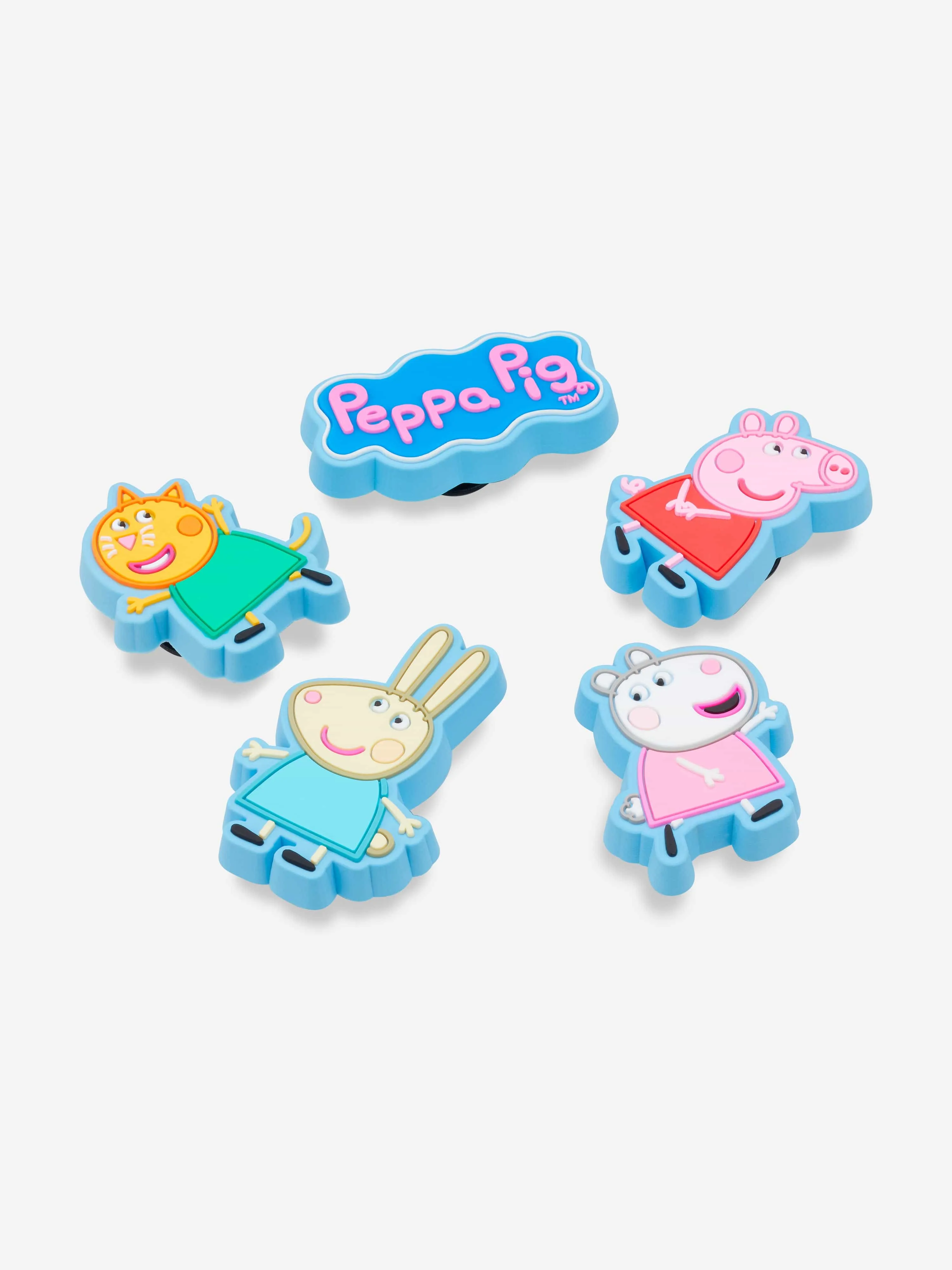 Crocs Kids Peppa Pig Jibbitz™ Charm 5 Pack in Multicolour