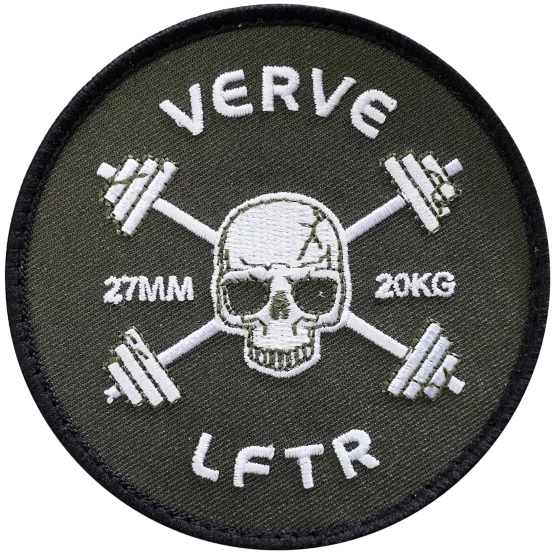 Dead LFTR Velcro Patch - White.