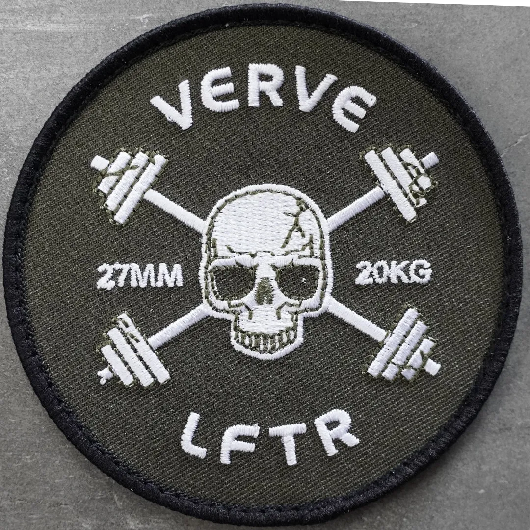 Dead LFTR Velcro Patch - White.