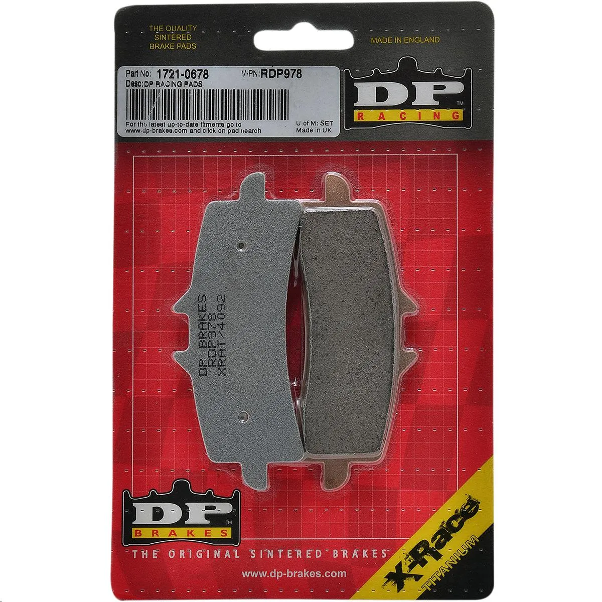 DP Brakes RDP Race Pads